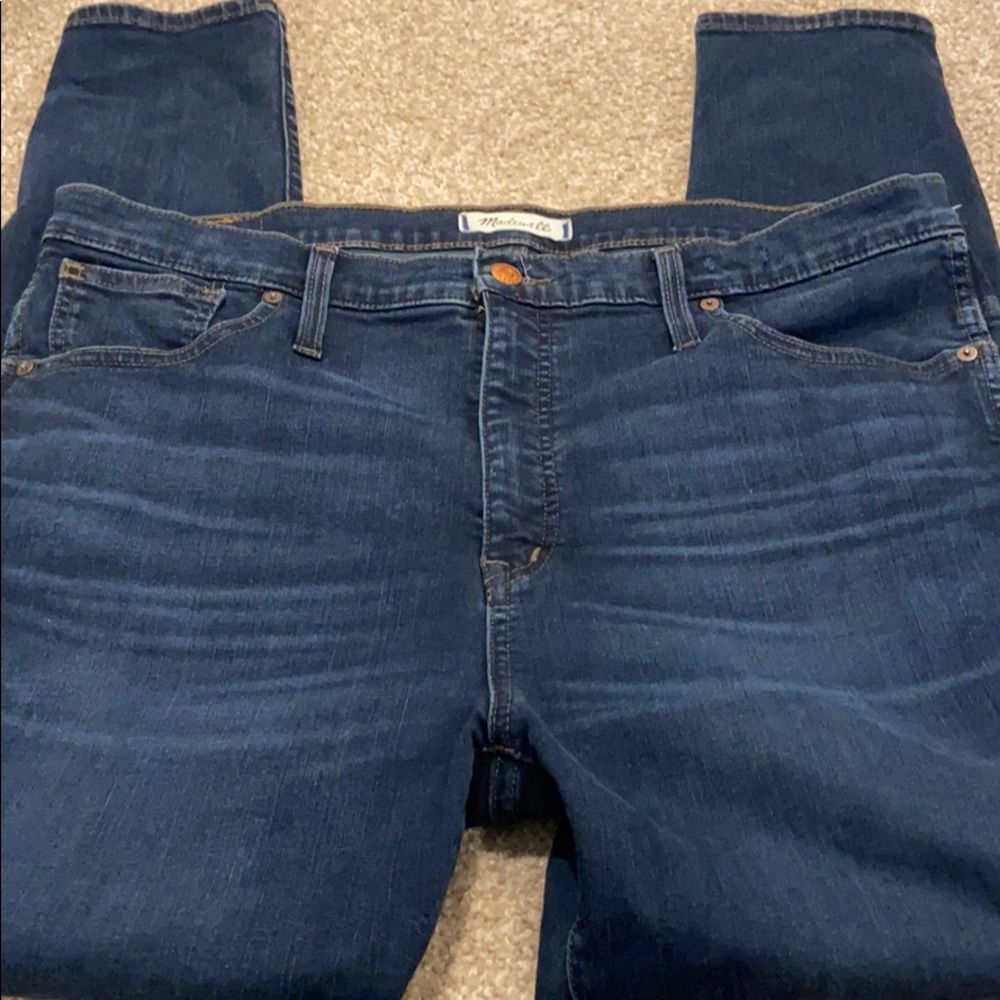 Madewell 10 inch high rise skinny jeans, size 33